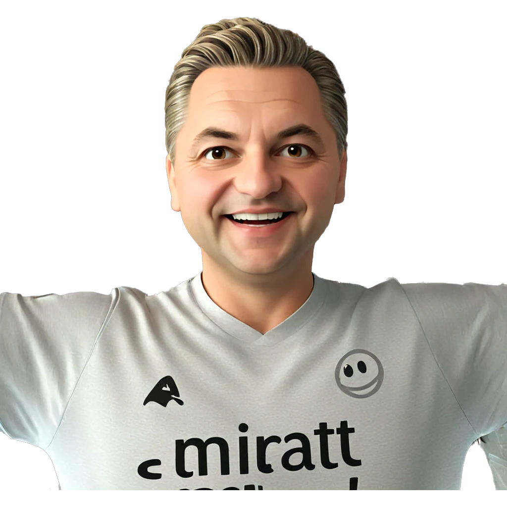 smiling boy looking at viewer emoji