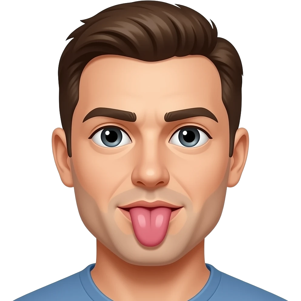 A mans licking a vagina emoji
