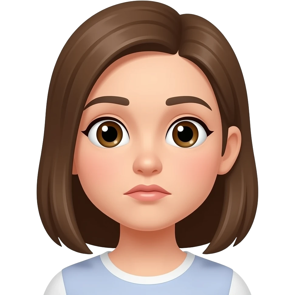 A farting girl emoji