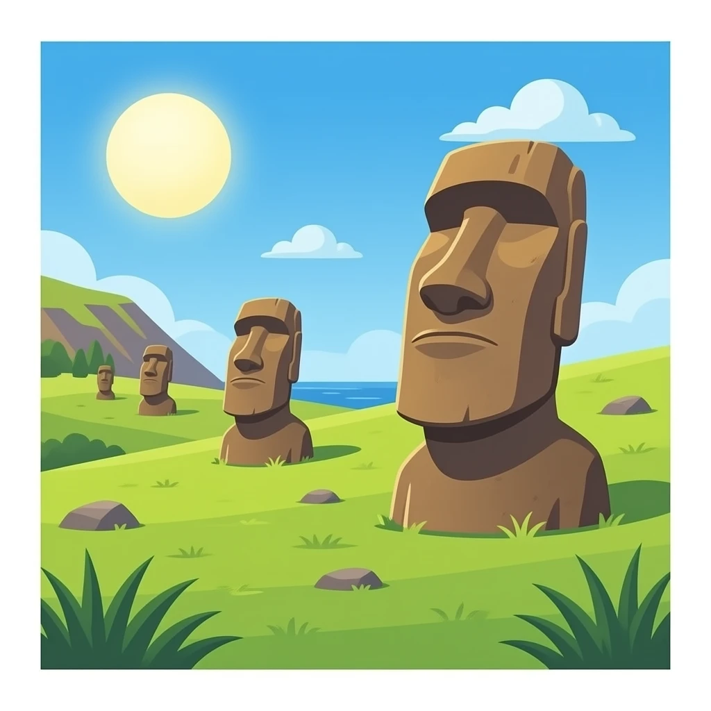 isla de pascua emoji