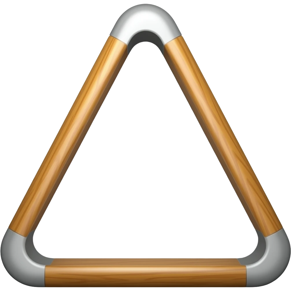 billiard empty triangle emoji