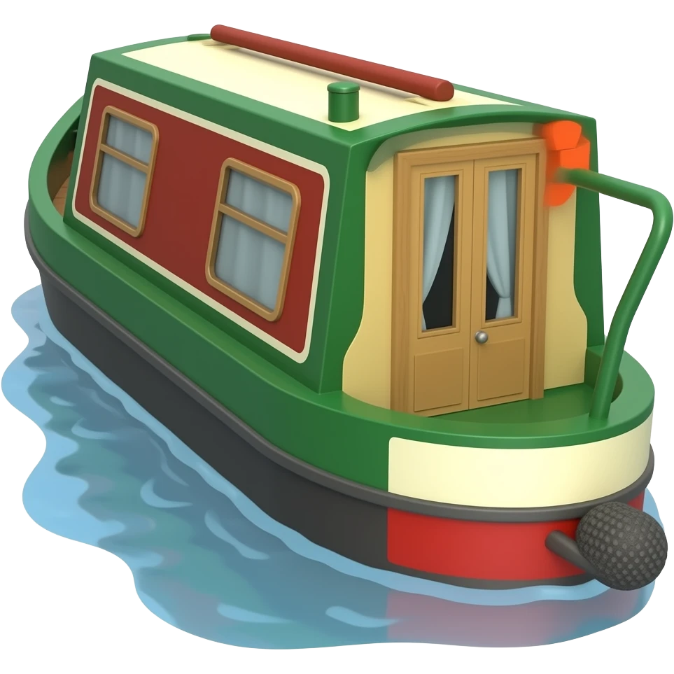 Narrow boat emoji