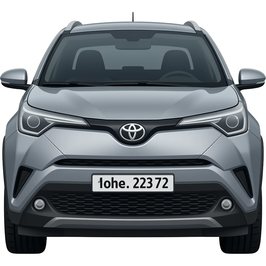 Grey toyota raize car emoji
