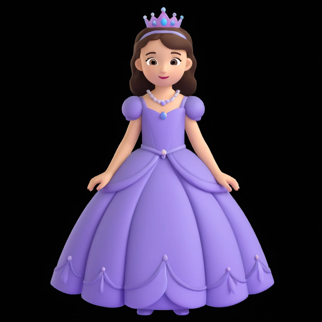 girls in a princess dress emoji