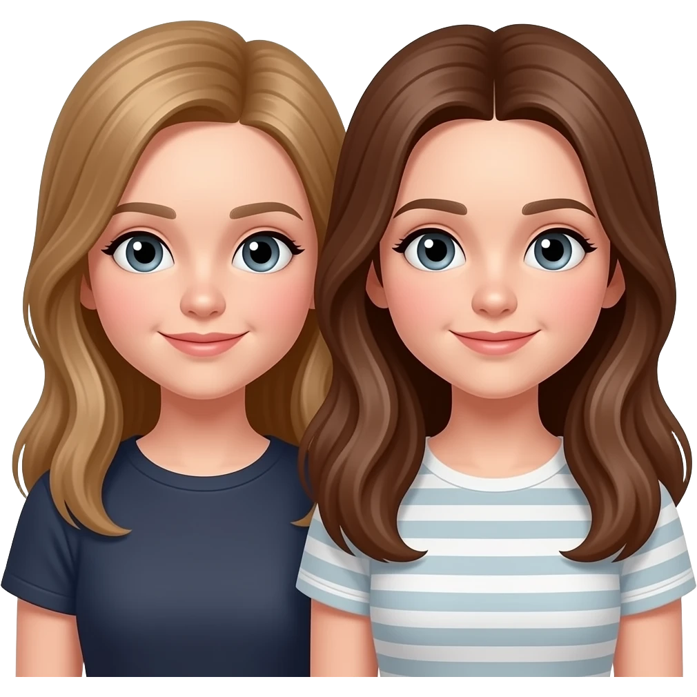 13 year old  girls best friends emoji