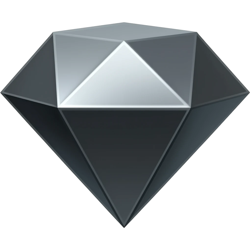 Diamant noir emoji