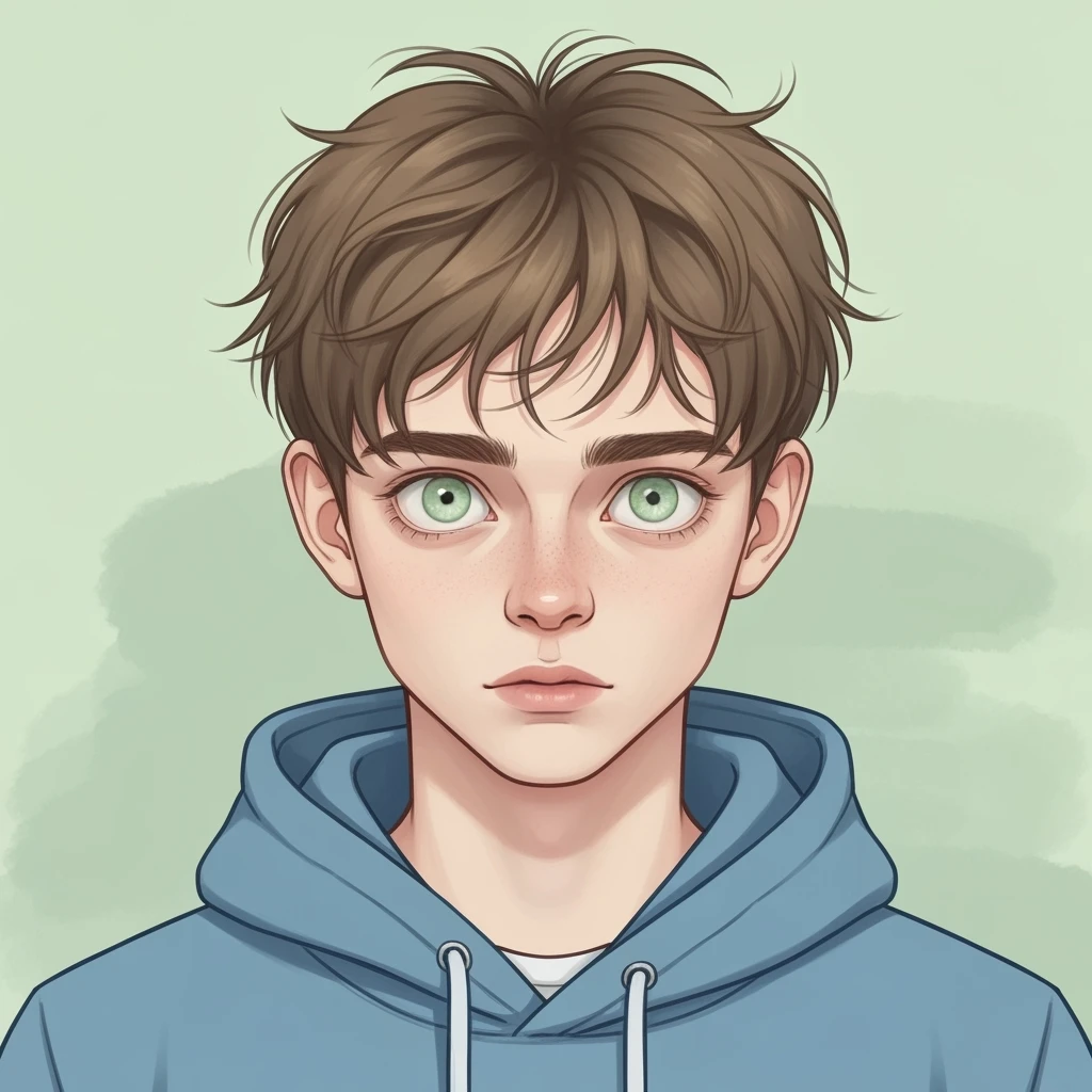 pastel horror profile picture, cute, expressive, minimal, variation 2 emoji