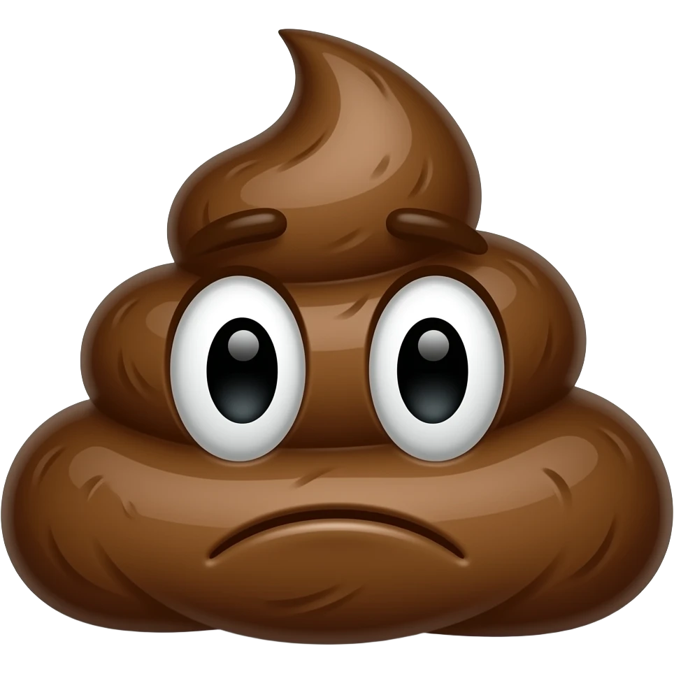 ugly and poop emoji