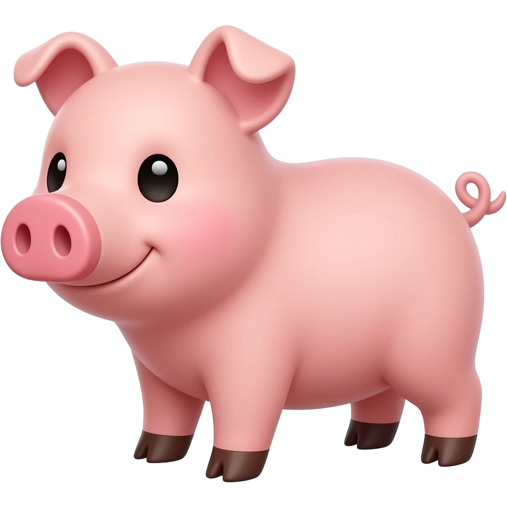 Cartoon hog emoji