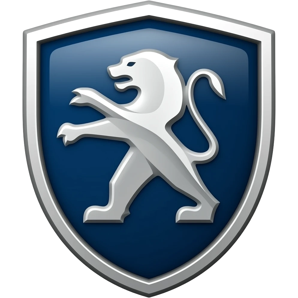 Hazme el logo de Peugeot, pero sin el escudo solo el león emoji