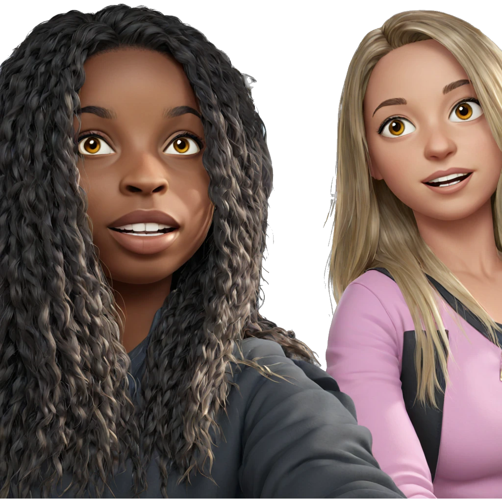 girls in car interior emoji