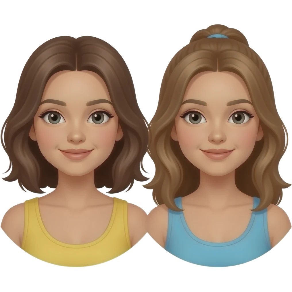 filles avec Salouva emoji