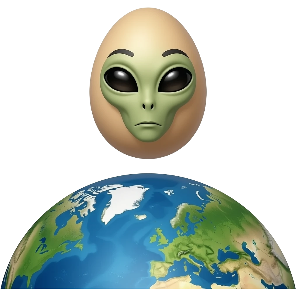 👽🥚🌏 emoji