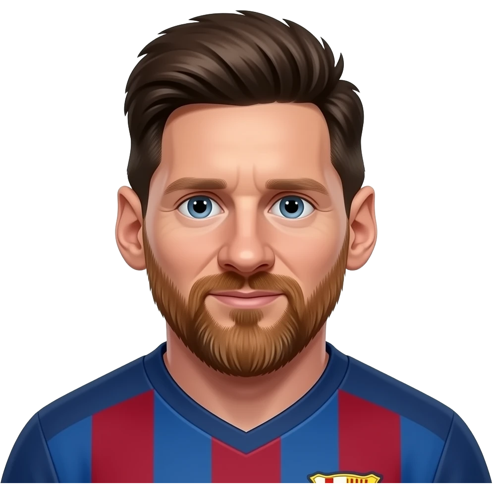 Sad fat messi emoji
