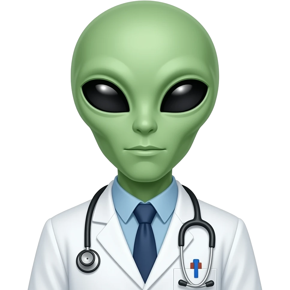 alien doctor emoji
