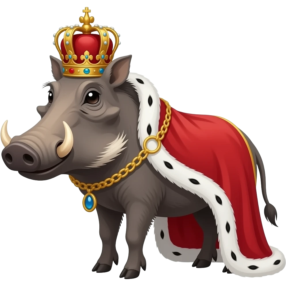 Warthog queen emoji