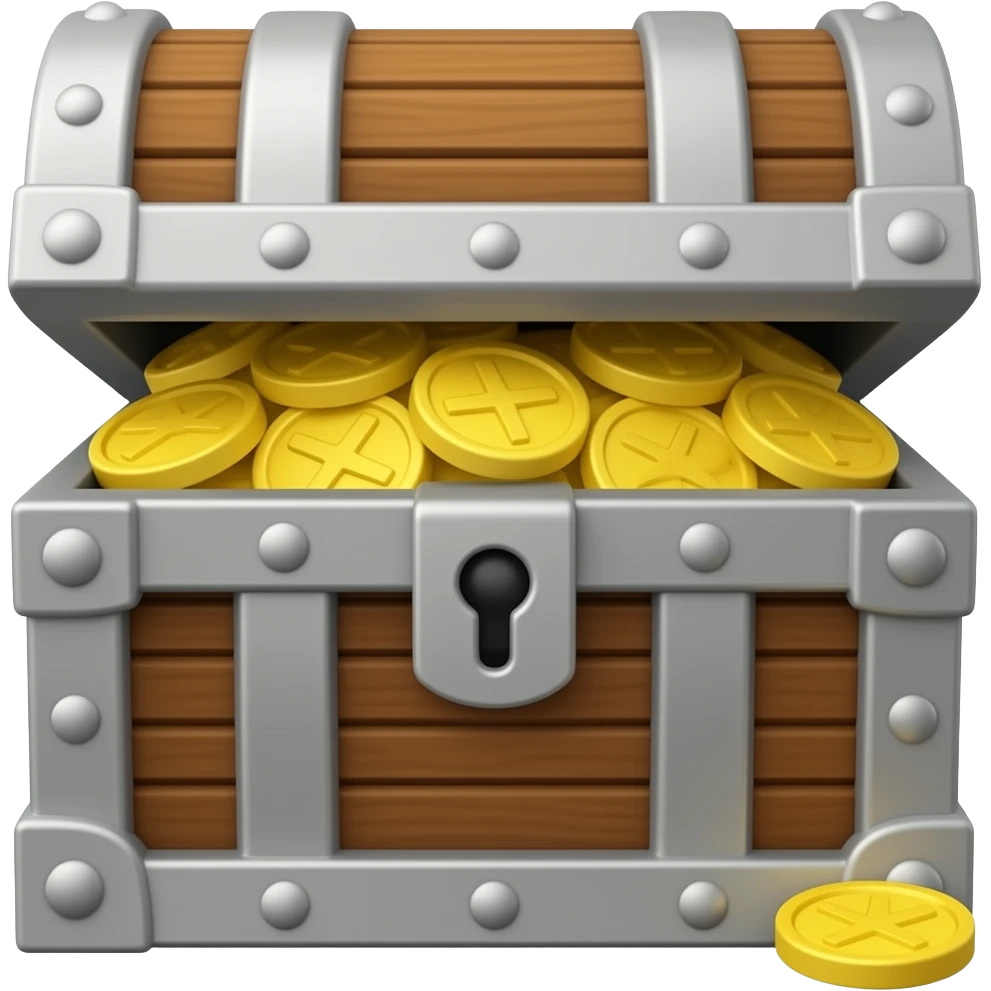 Treasure chest emoji