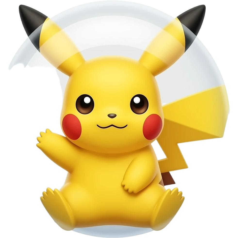 Pikachu inside of Pikachu emoji