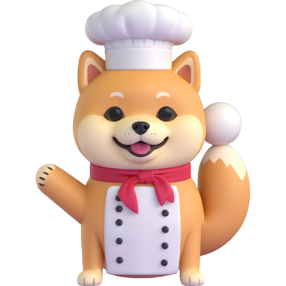 shiba inu chef emoji