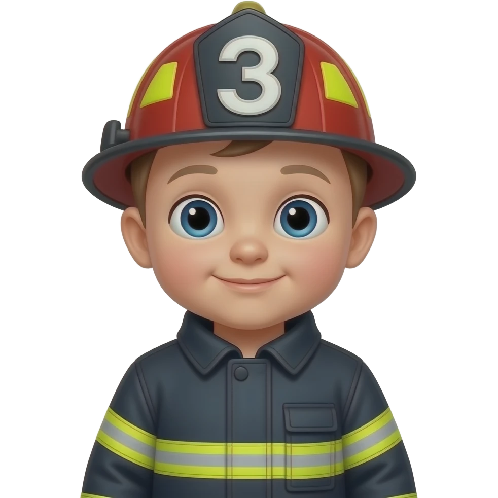 firefighter baby emoji