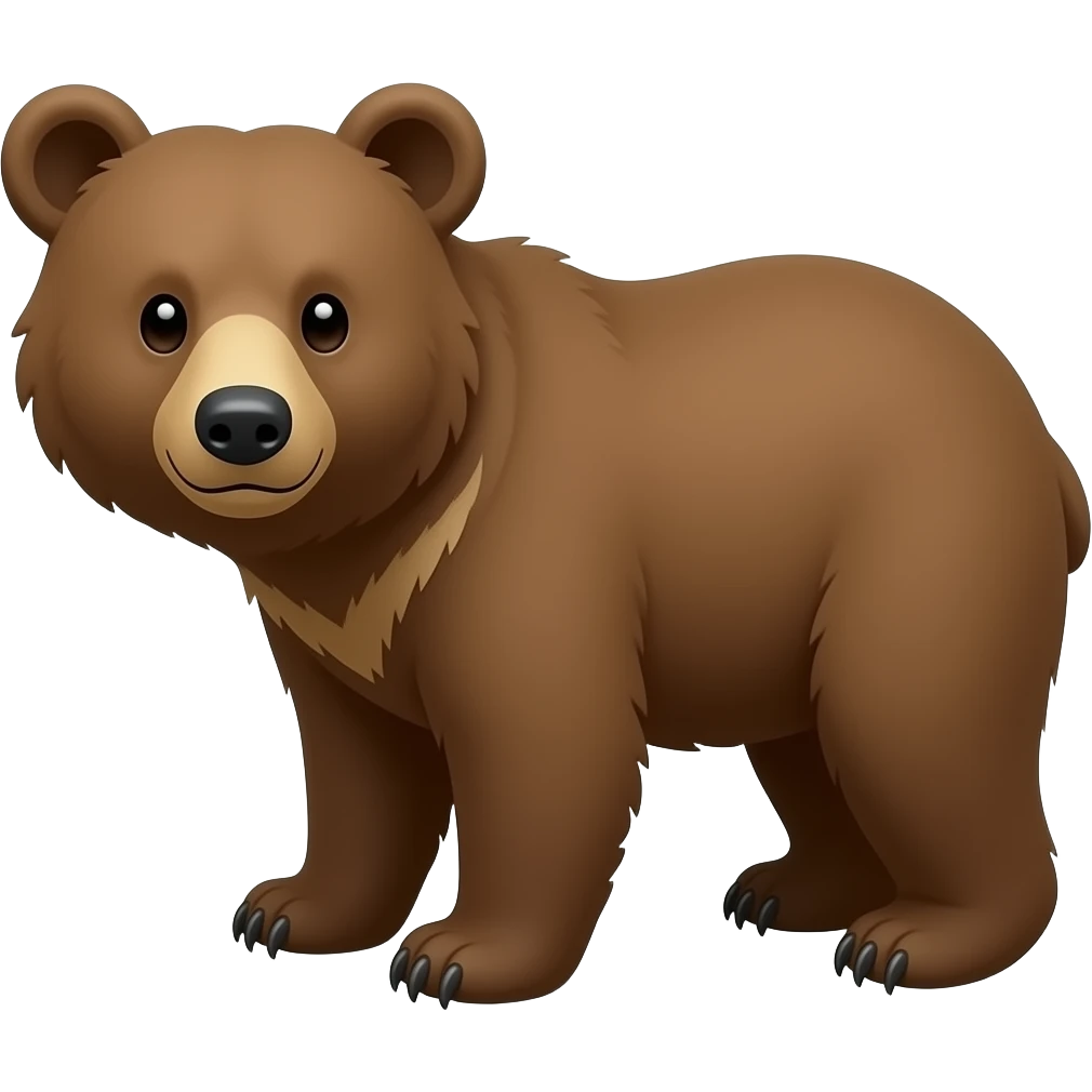 Sun bear emoji