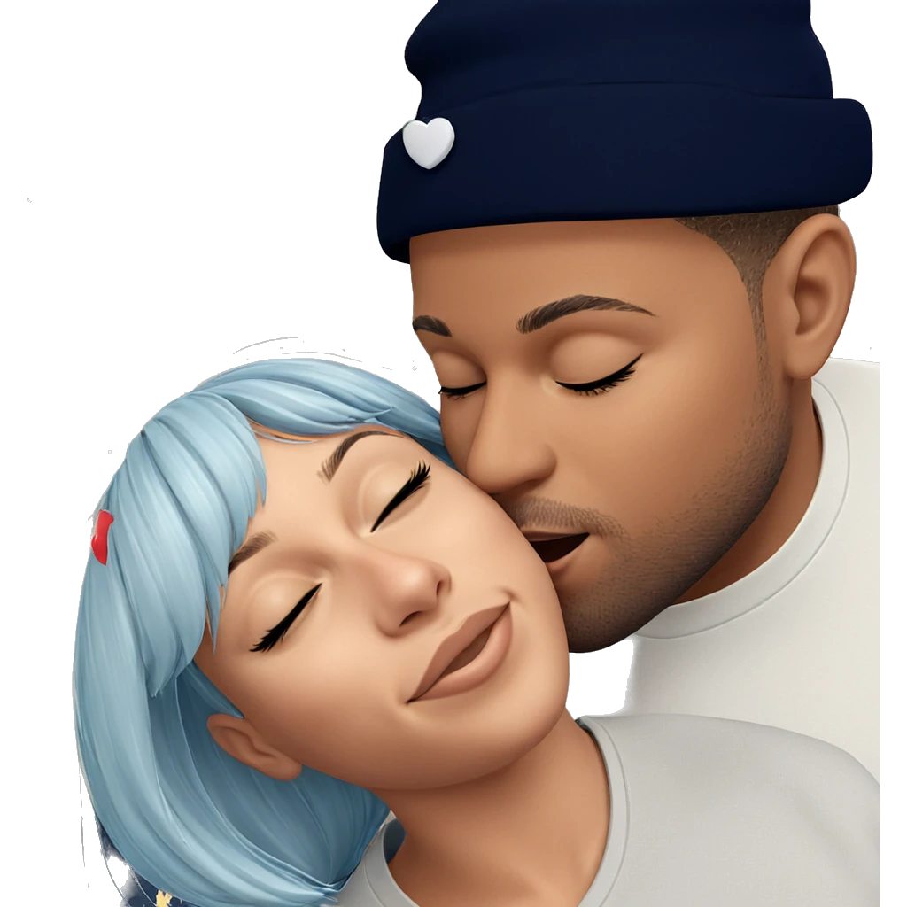 sweet kiss under the stars emoji