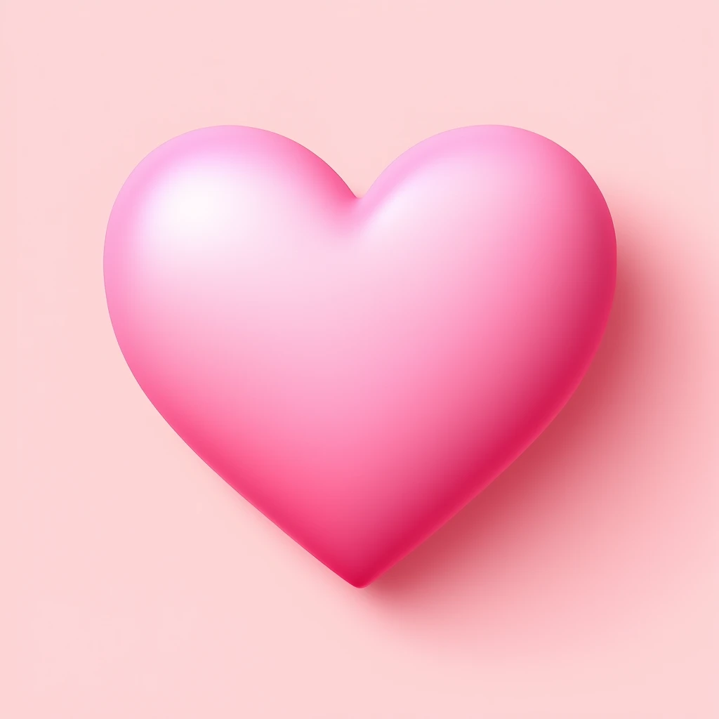 heart with a soft pastel gradient emoji