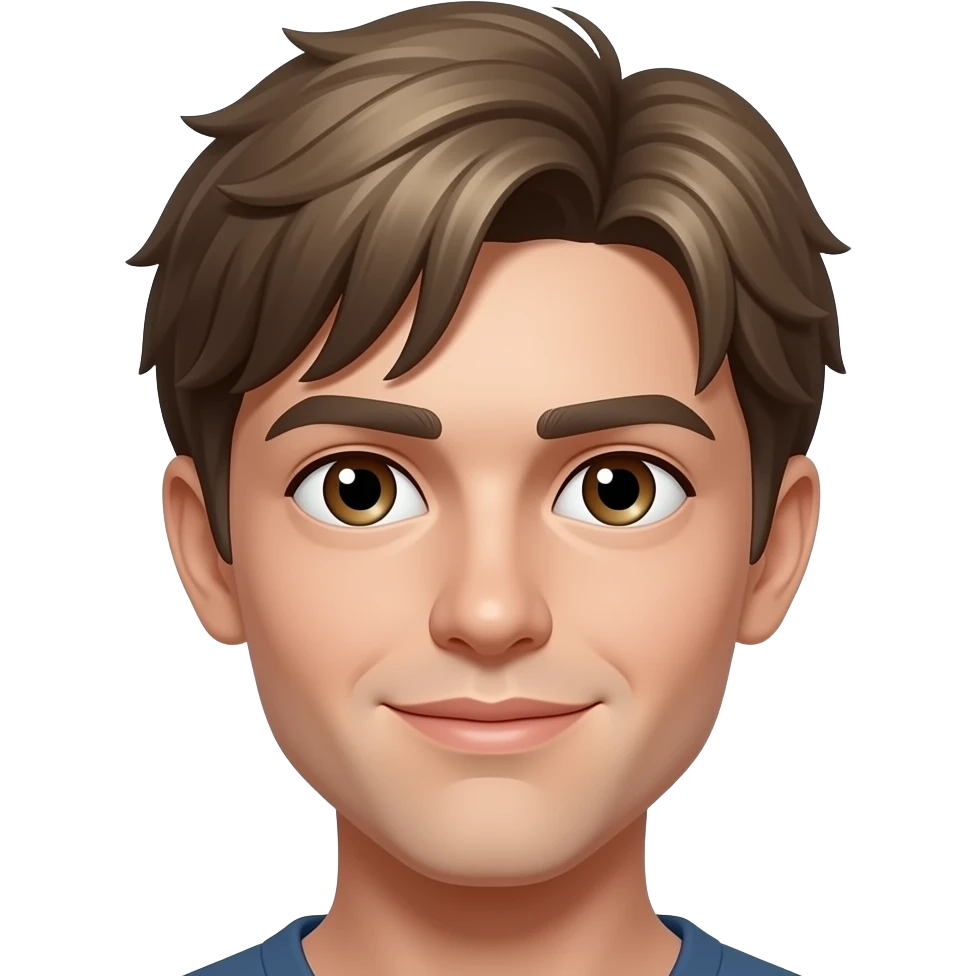 Braune Augen und dunkel blonde Haare emoji