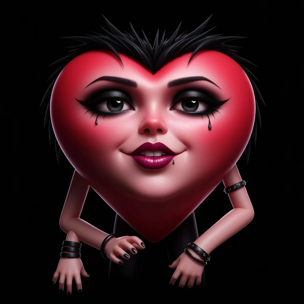 cute emo heart emoji