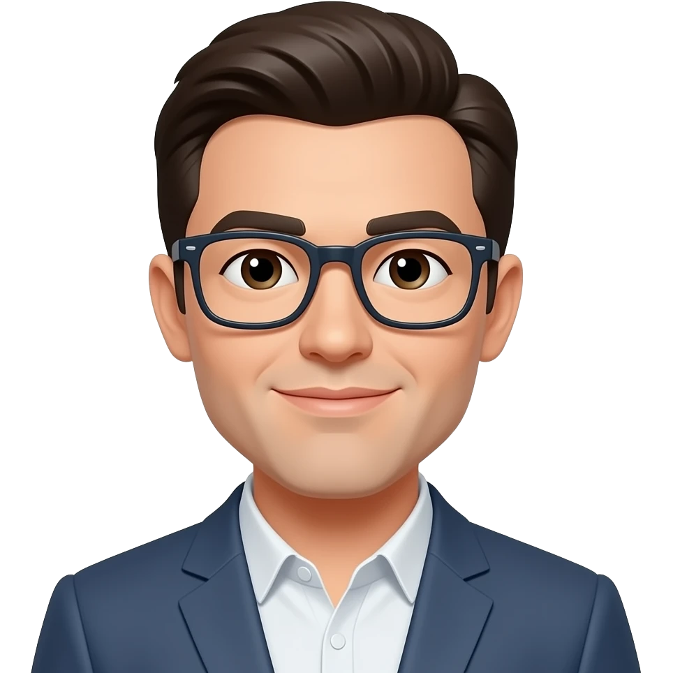 Un emoji con lentes emoji