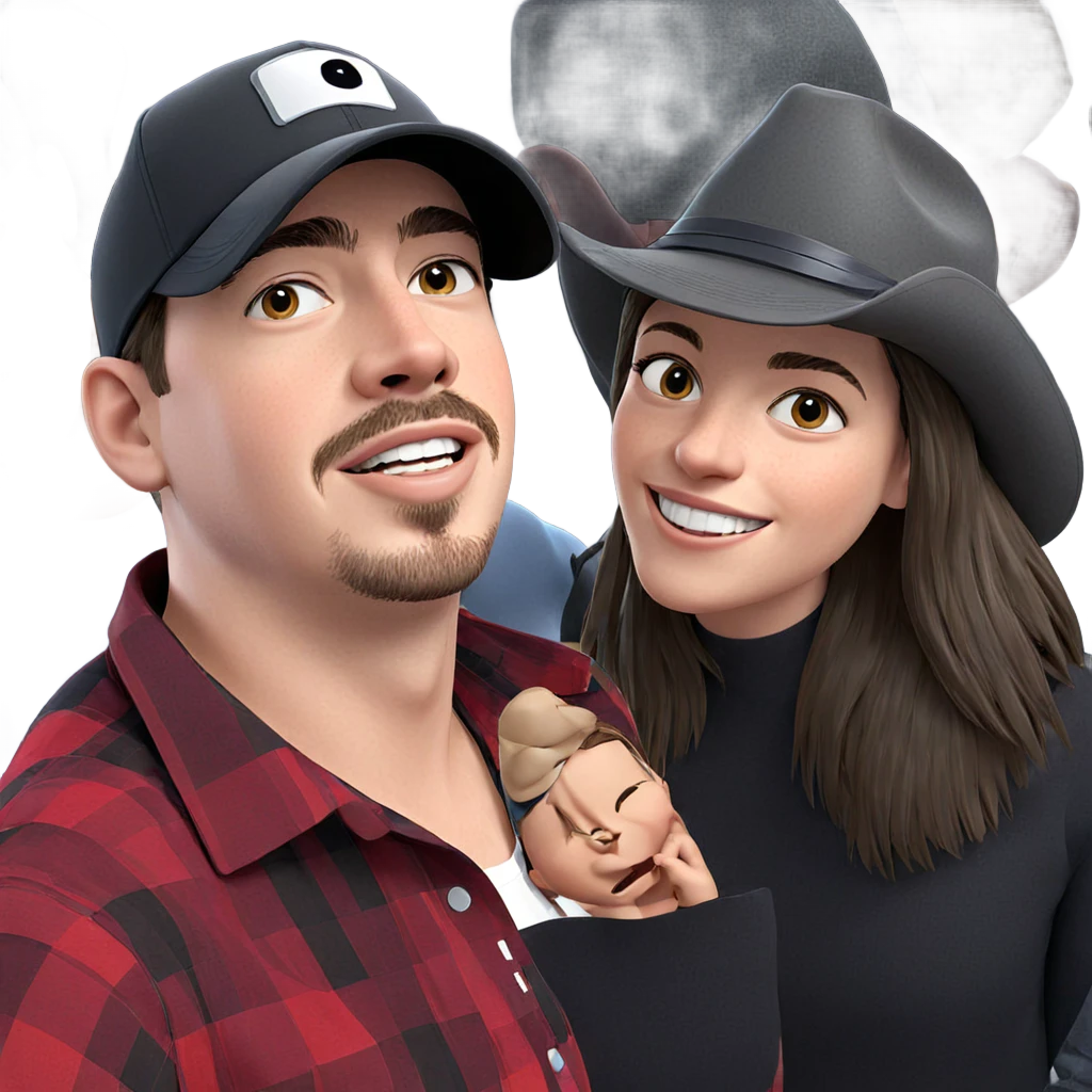 smiling girl with boys emoji