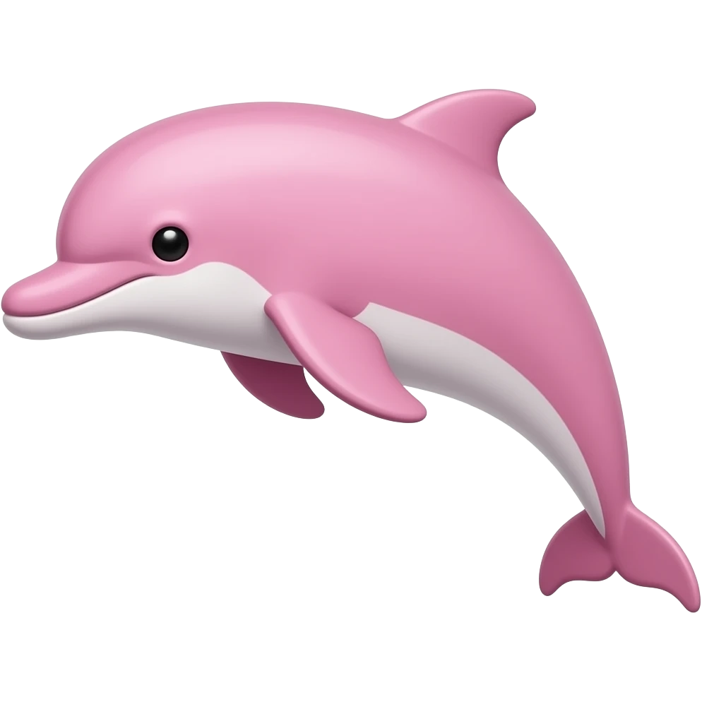 Pink 🐬  how to use it as emoji emoji