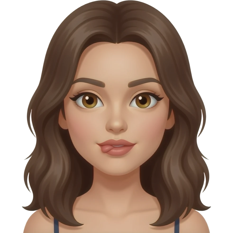 Sexy lip biting emoji emoji