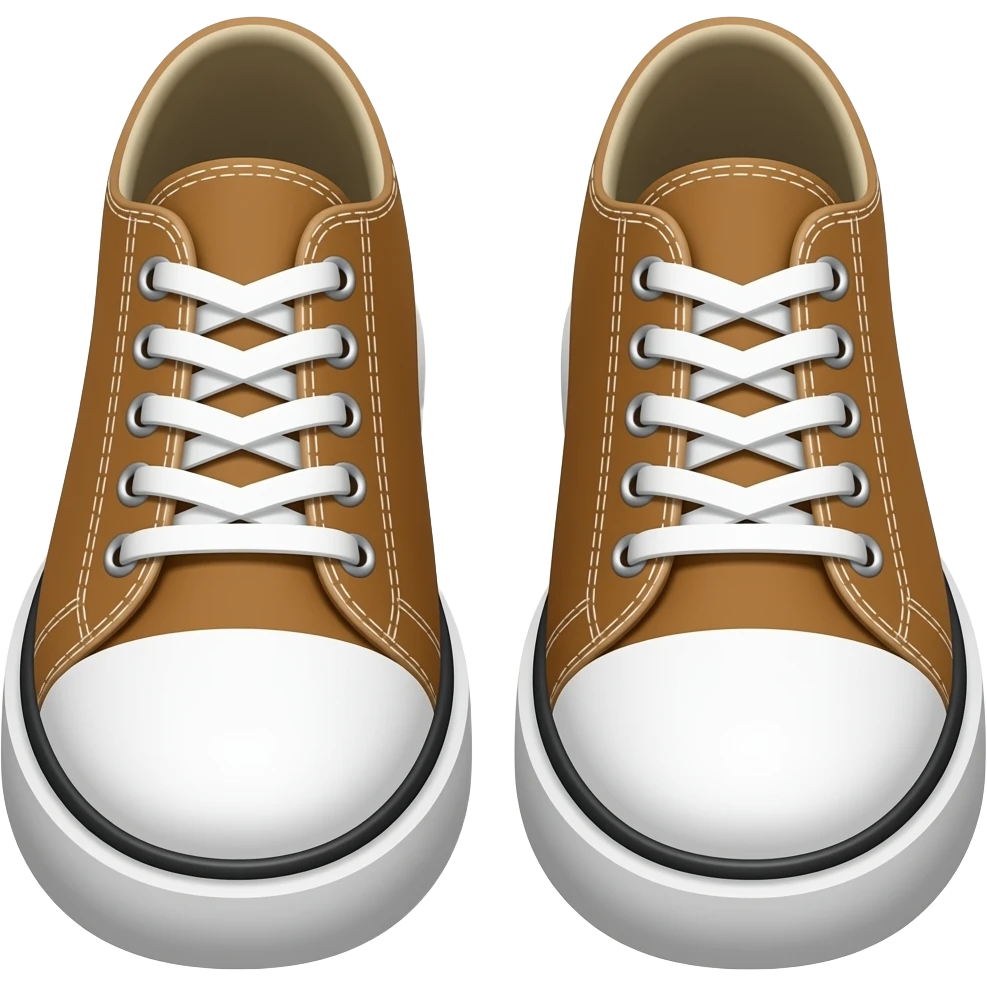 shoes with face emoji