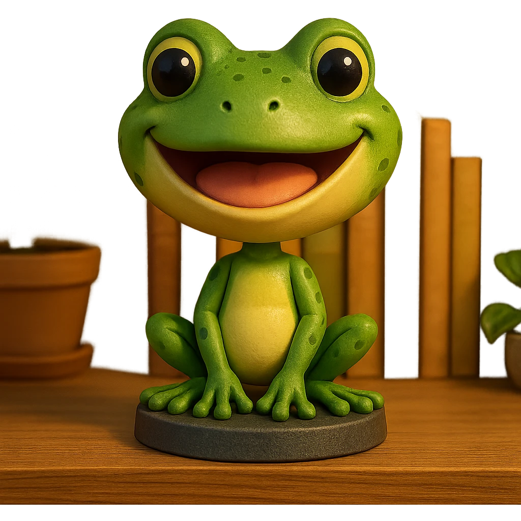 happy frog emoji