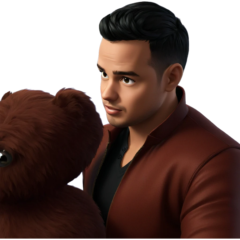 black haired boy portrait emoji