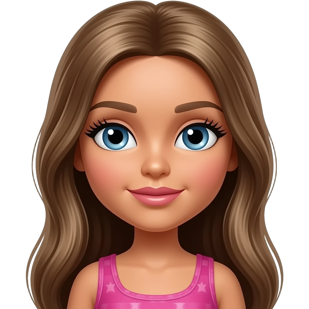 create a bratz themed emoji emoji