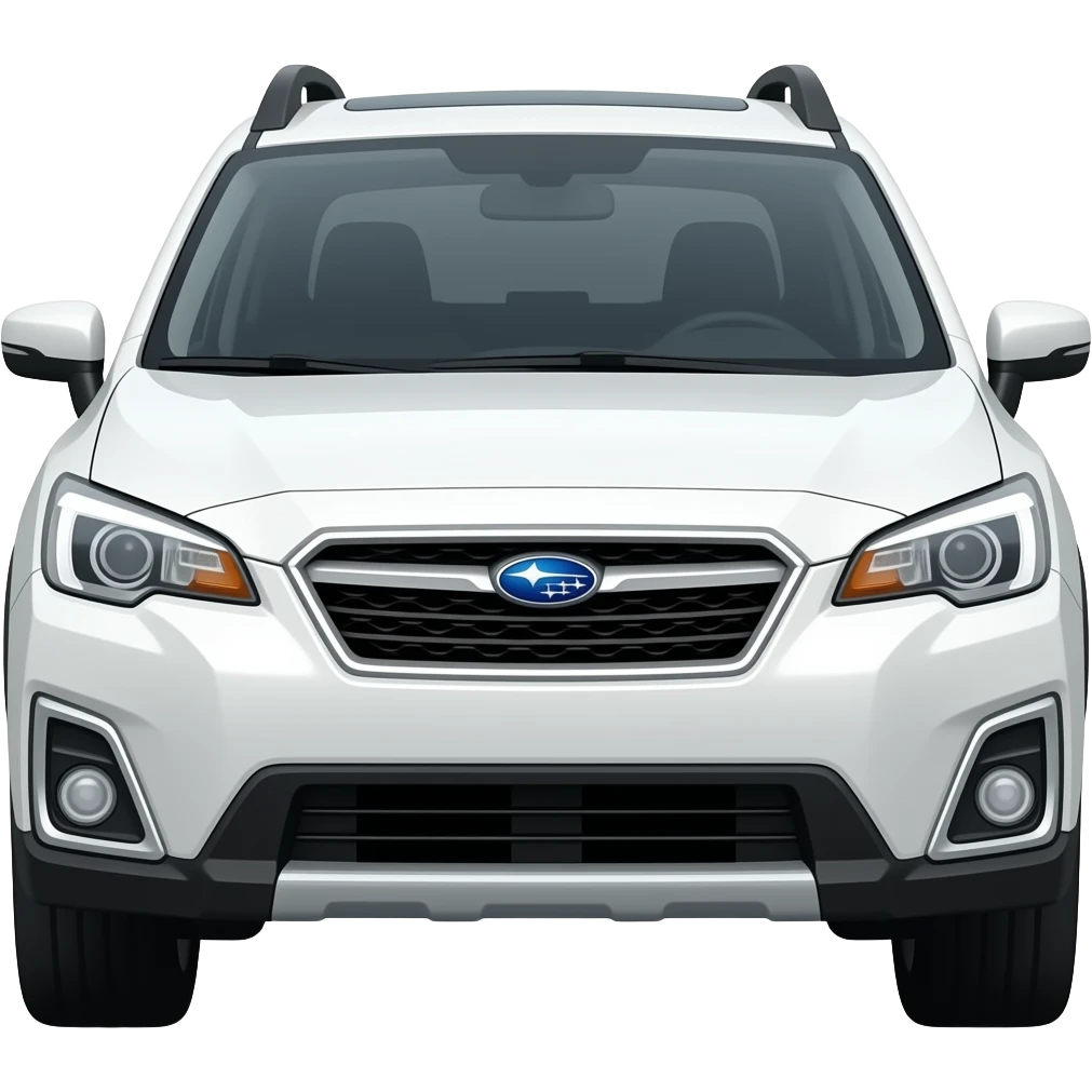 white subaru crosstrek emoji