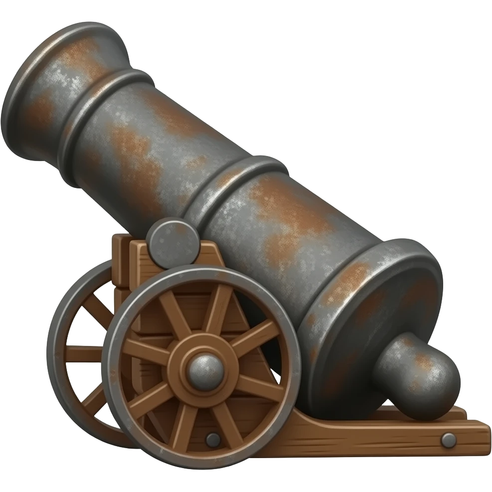 cannon with flabby neck emoji