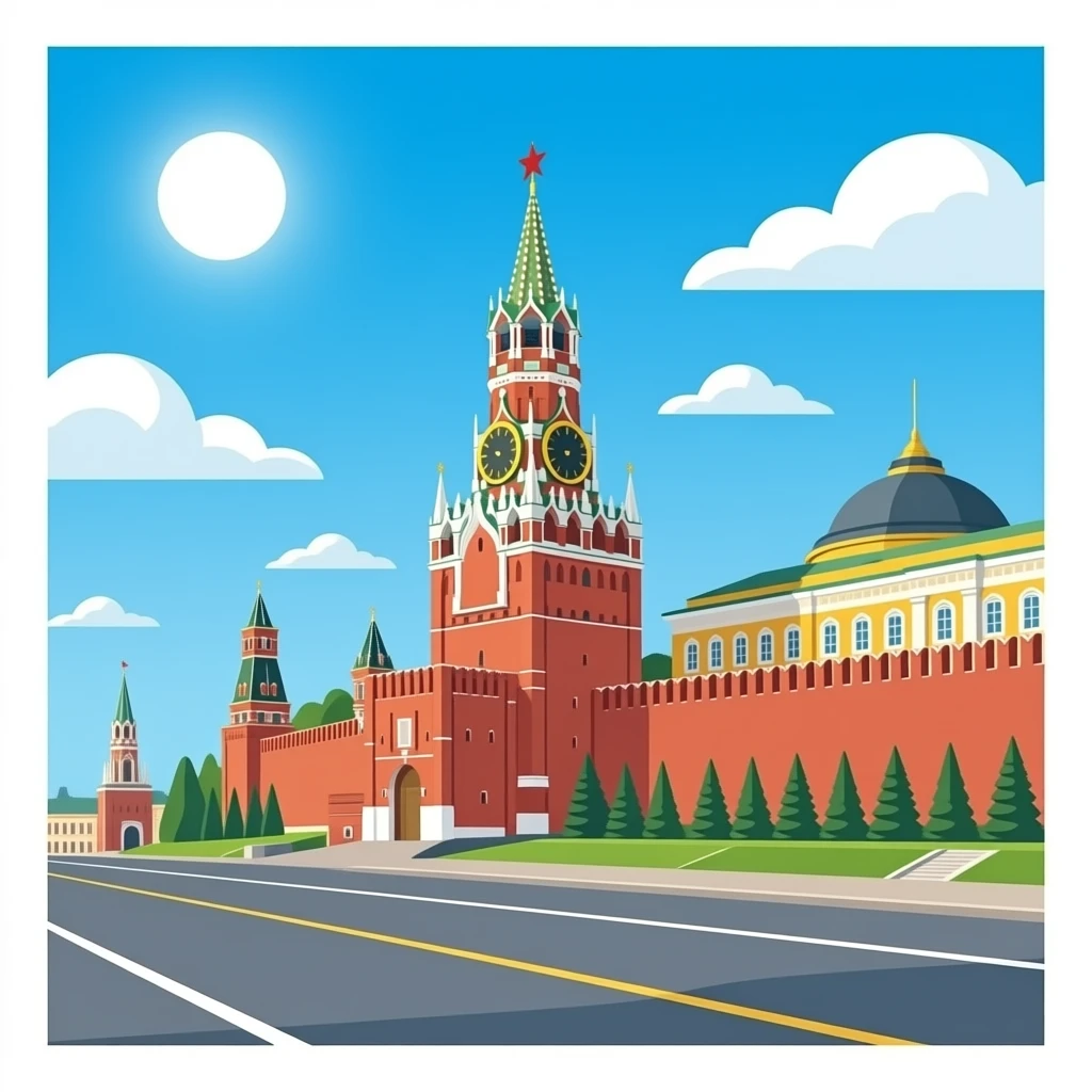 red square in moscow emoji