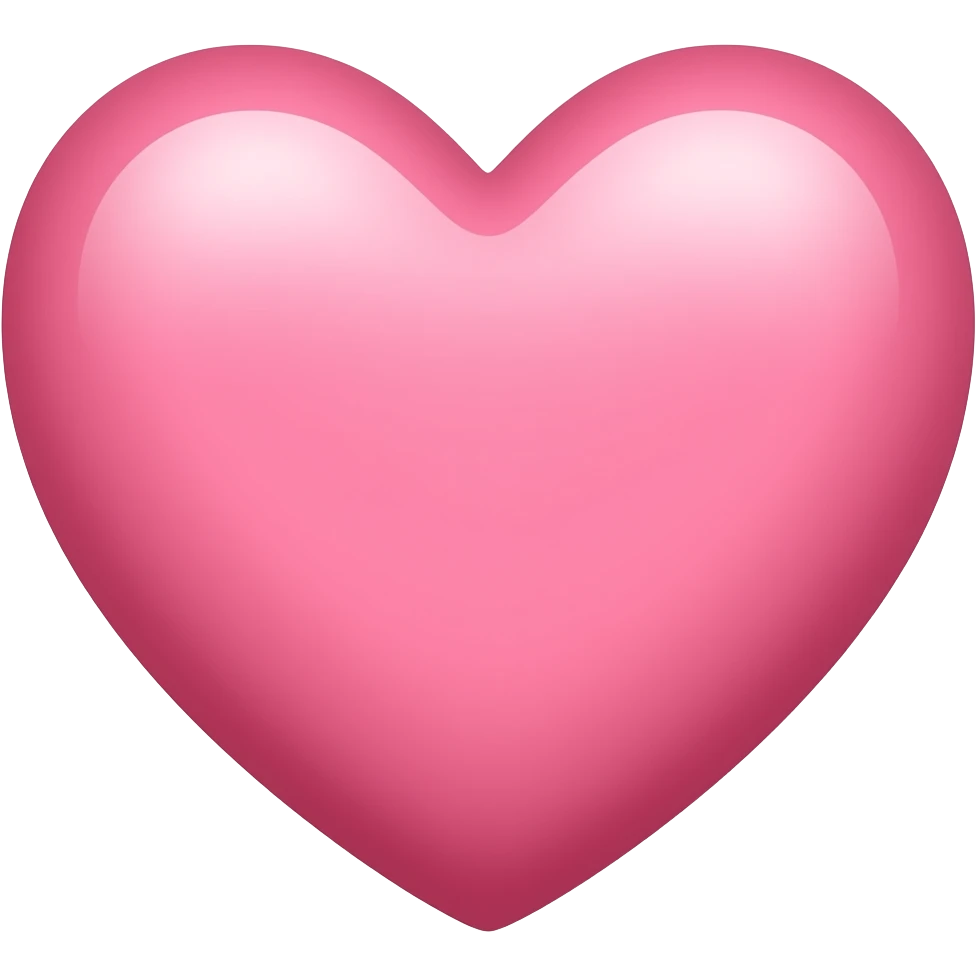 Pembe kalp emoji