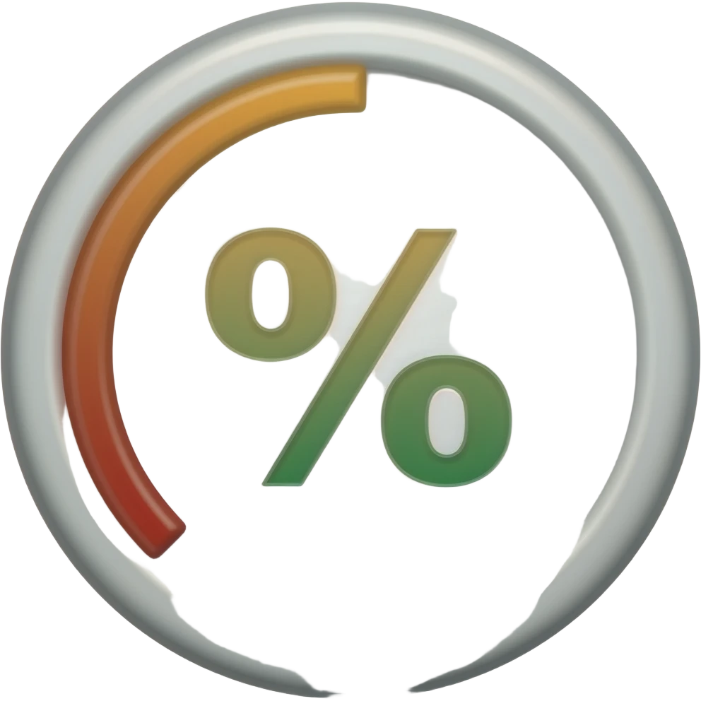 four percent chance emoji