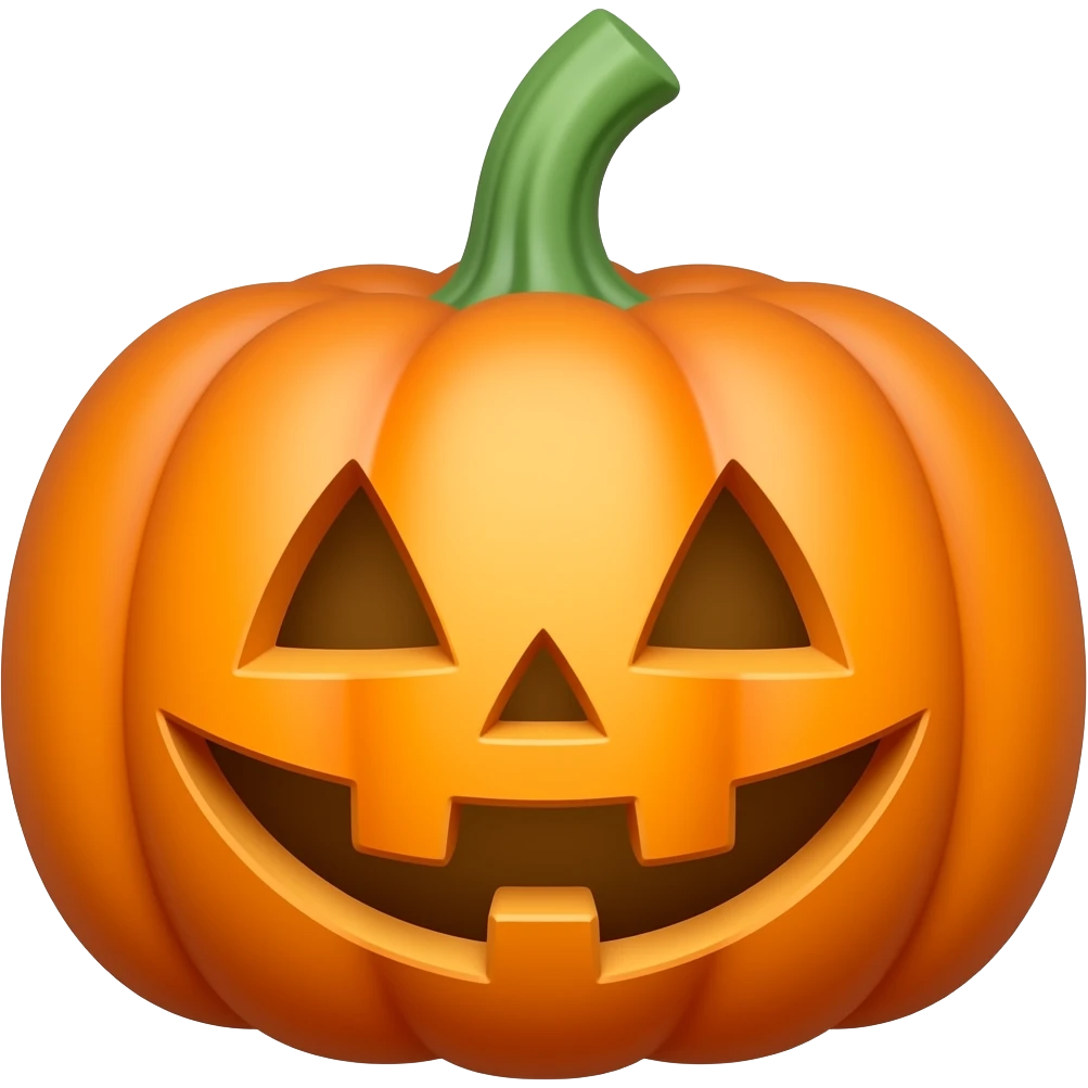 Create me a Orange bag with a Pumpkin face emoji emoji