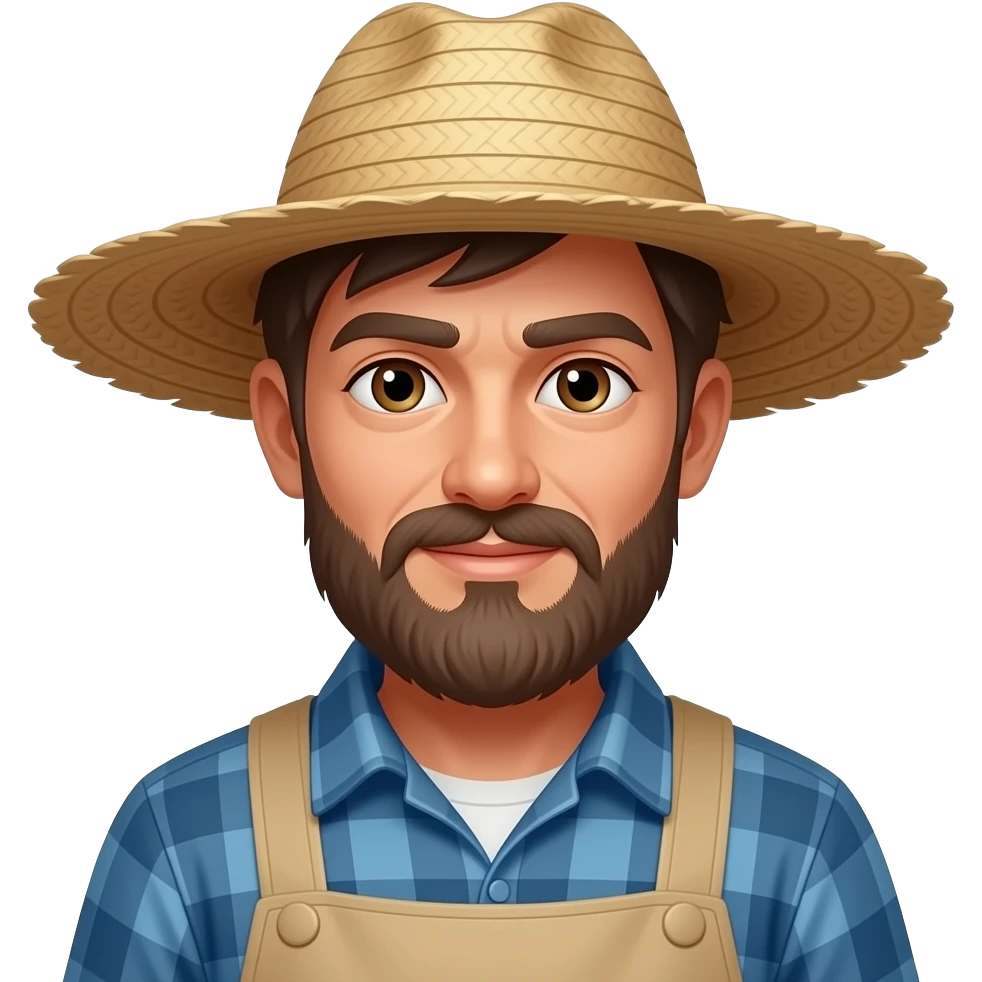 agricultor pobre emoji
