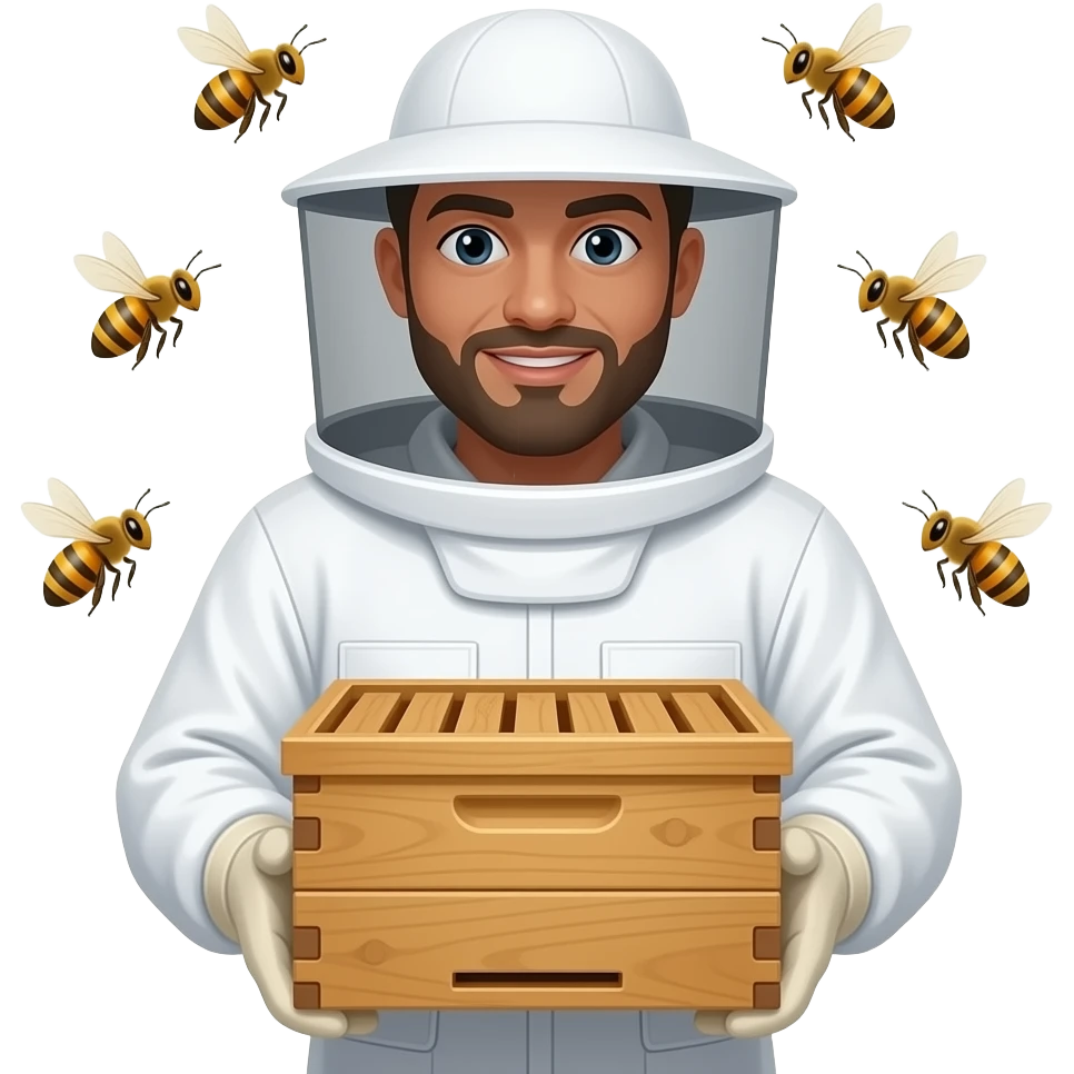 Honey Bee keeper emoji