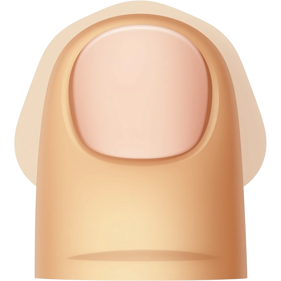 finger presses on emoji