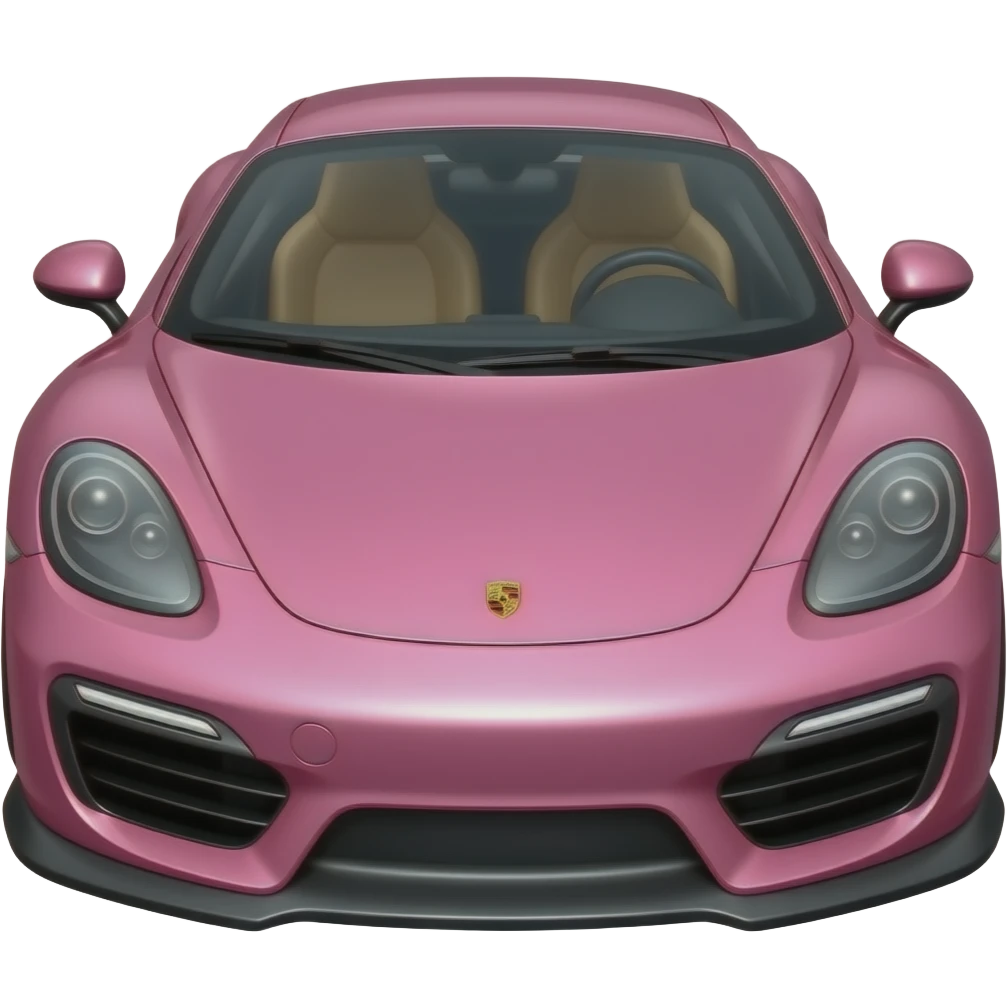 Cool pink car like a Porsche or McLaren emoji