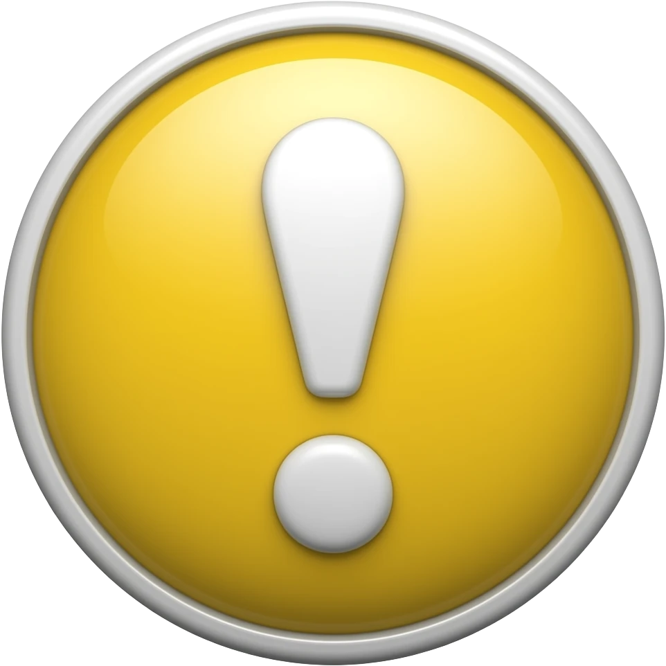 exclamation mark emoji