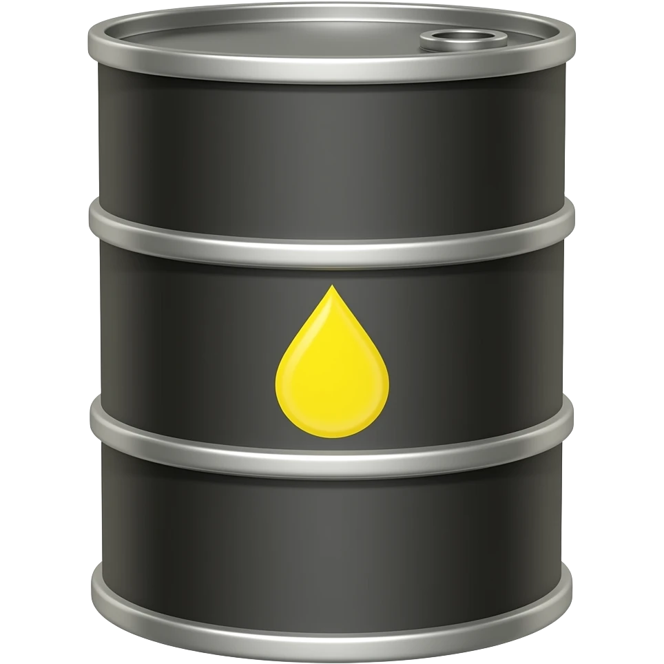 CREA UN EMOJI DE UN BARRIL DE PETROLEO emoji