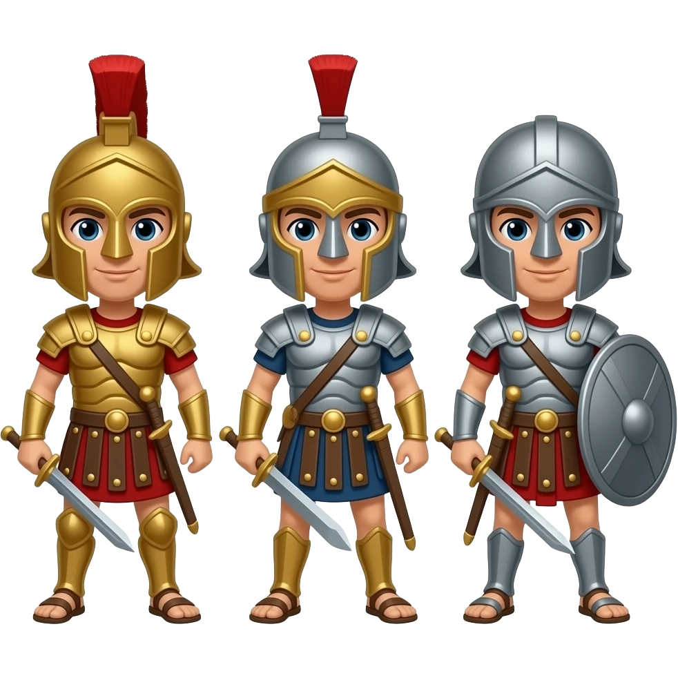 Gladiators with Weapons emoji